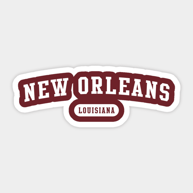 New Orleans, Louisiana Sticker by Novel_Designs